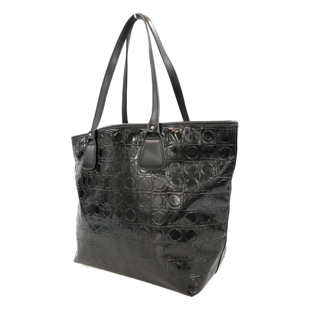 Salvatore Ferragamo Enamel Bag Tote Gancini